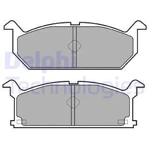 Brake Pad Set, disc brake (LP528)