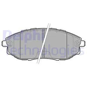 Brake Pad Set, disc brake (LP2183)