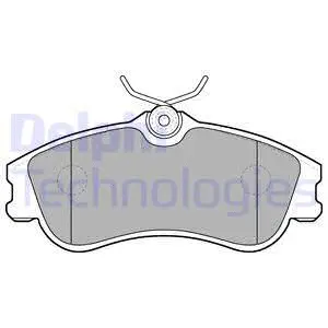 Brake Pad Set, disc brake (LP1624-18B1)