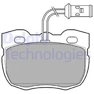 Brake Pad Set, disc brake (LP730)