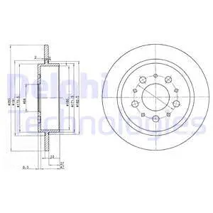 Brake Disc (BG2718)