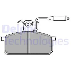 Brake Pad Set, disc brake (LP732)