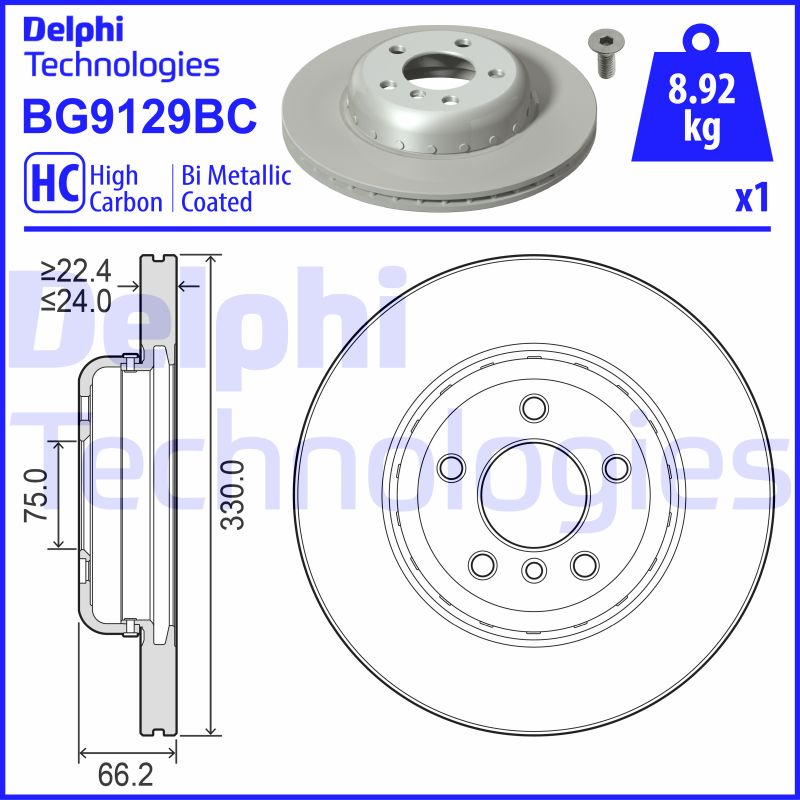 Brake Disc (BG9129BC)