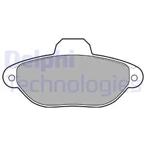Brake Pad Set, disc brake (LP2013)
