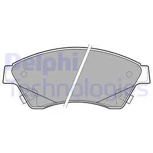 Brake Pad Set, disc brake (LP2171)