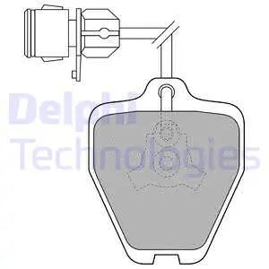 Brake Pad Set, disc brake (LP1463)