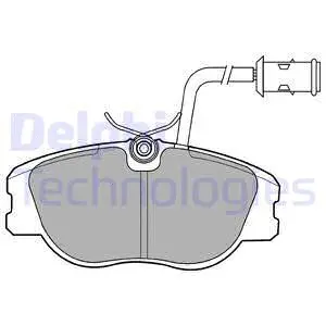 Brake Pad Set, disc brake (LP856)