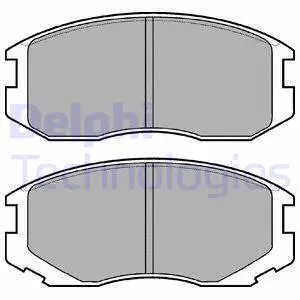 Brake Pad Set, disc brake (LP1594)