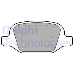 Brake Pad Set, disc brake (LP1685)