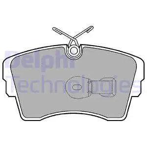 Brake Pad Set, disc brake (LP603)