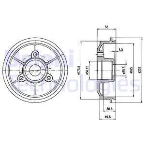 Brake Drum (BF267)