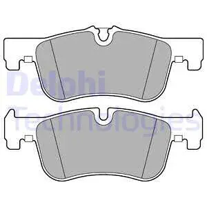 Brake Pad Set, disc brake (LP2284)