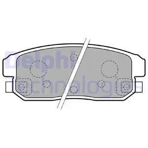 Brake Pad Set, disc brake (LP1829)