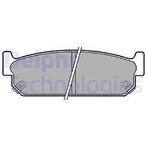 Brake Pad Set, disc brake (LP1059)