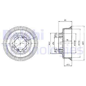 Brake Drum (BF43)