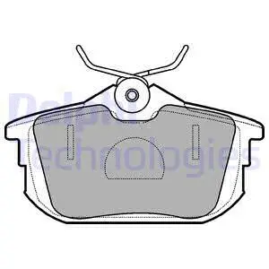 Brake Pad Set, disc brake (LP1593)