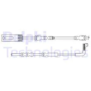 Warning Contact, brake pad wear (LZ0289)