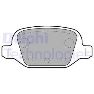 Brake Pad Set, disc brake (LP1678)