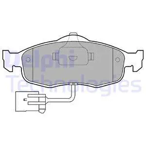 Brake Pad Set, disc brake (LP781)