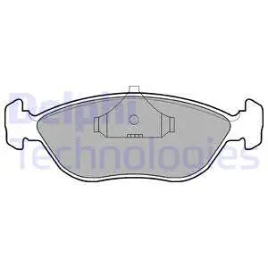 Brake Pad Set, disc brake (LP876)