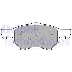 Brake Pad Set, disc brake (LP1818)