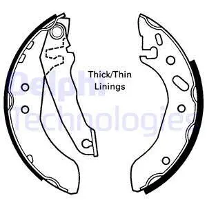 Brake Shoe Set (LS1616)