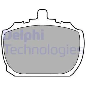 Brake Pad Set, disc brake (LP45)