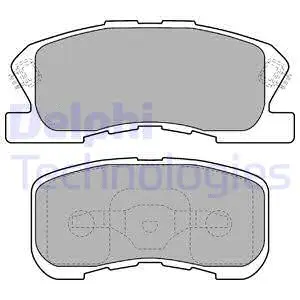 Brake Pad Set, disc brake (LP1551)