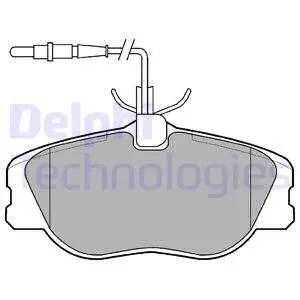 Brake Pad Set, disc brake (LP909)