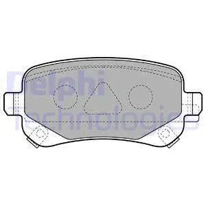Brake Pad Set, disc brake (LP2174)