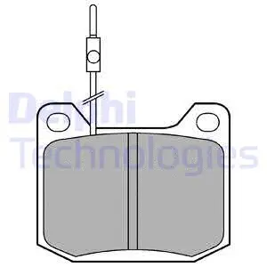 Brake Pad Set, disc brake (LP106)
