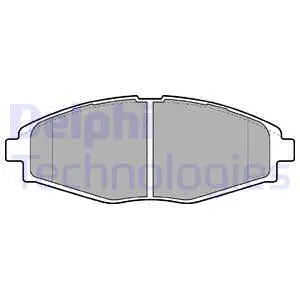 Brake Pad Set, disc brake (LP1390)