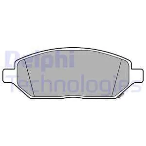 Brake Pad Set, disc brake (LP3236)