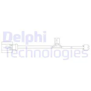 Warning Contact, brake pad wear (LZ0209)