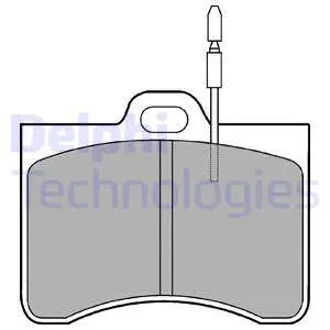 Brake Pad Set, disc brake (LP114)