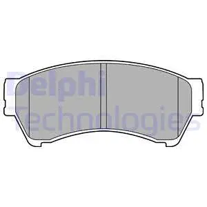 Brake Pad Set, disc brake (LP2111)