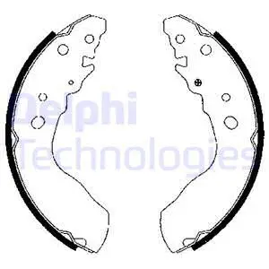 Brake Shoe Set (LS1845)