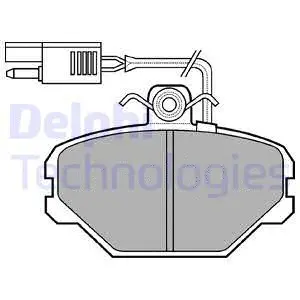 Brake Pad Set, disc brake (LP675)
