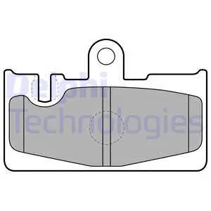 Brake Pad Set, disc brake (LP1690)