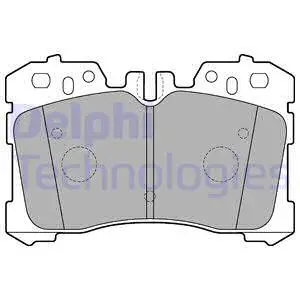 Brake Pad Set, disc brake (LP2213)
