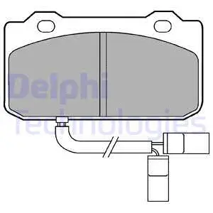 Brake Pad Set, disc brake (LP432)