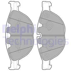 Brake Pad Set, disc brake (LP2041)