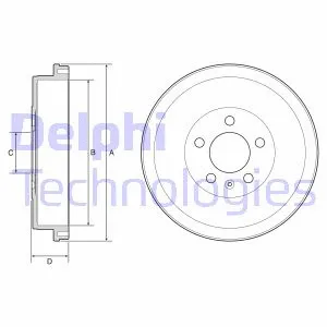 Brake Drum (BF634)