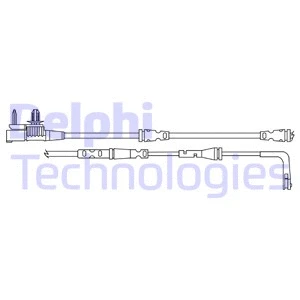 Warning Contact, brake pad wear (LZ0315)