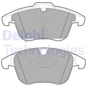 Brake Pad Set, disc brake (LP1967)