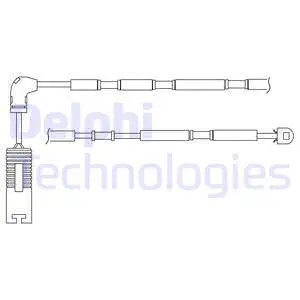 Warning Contact, brake pad wear (LZ0182)