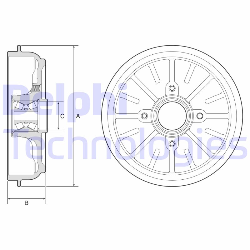 Brake Drum (BFR576)