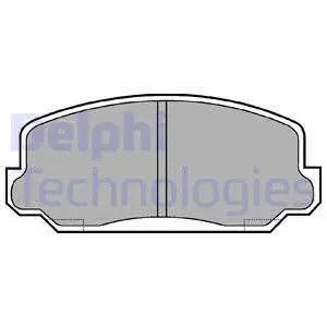 Brake Pad Set, disc brake (LP186)
