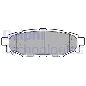 Brake Pad Set, disc brake (LP1999)