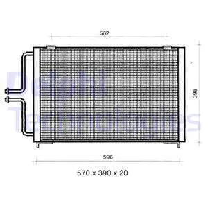 Condenser, air conditioning (TSP0225362)